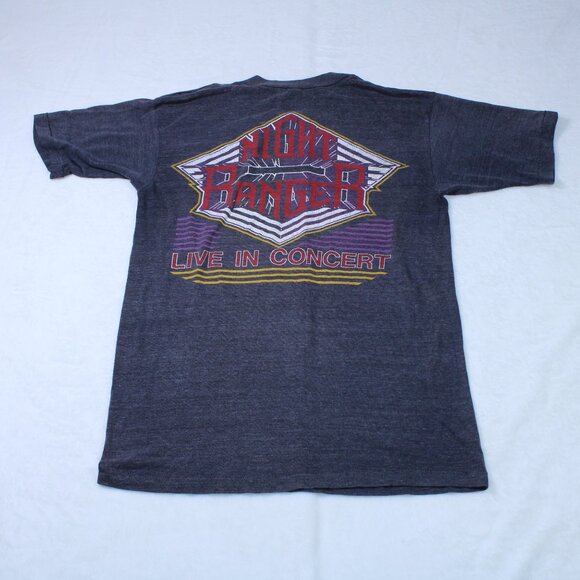 Vintage 1983 Night Ranger Live in Concert Midnight Madness T-Shirt Hard Rock - Picture 2 of 7